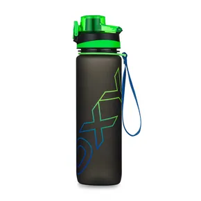 Butelka OXY LiFE 1000 ml Czarno-zielona